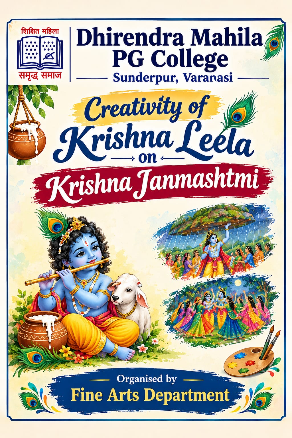Krishna Janmashtami Celebration – “Creativity of Krishna Leela”